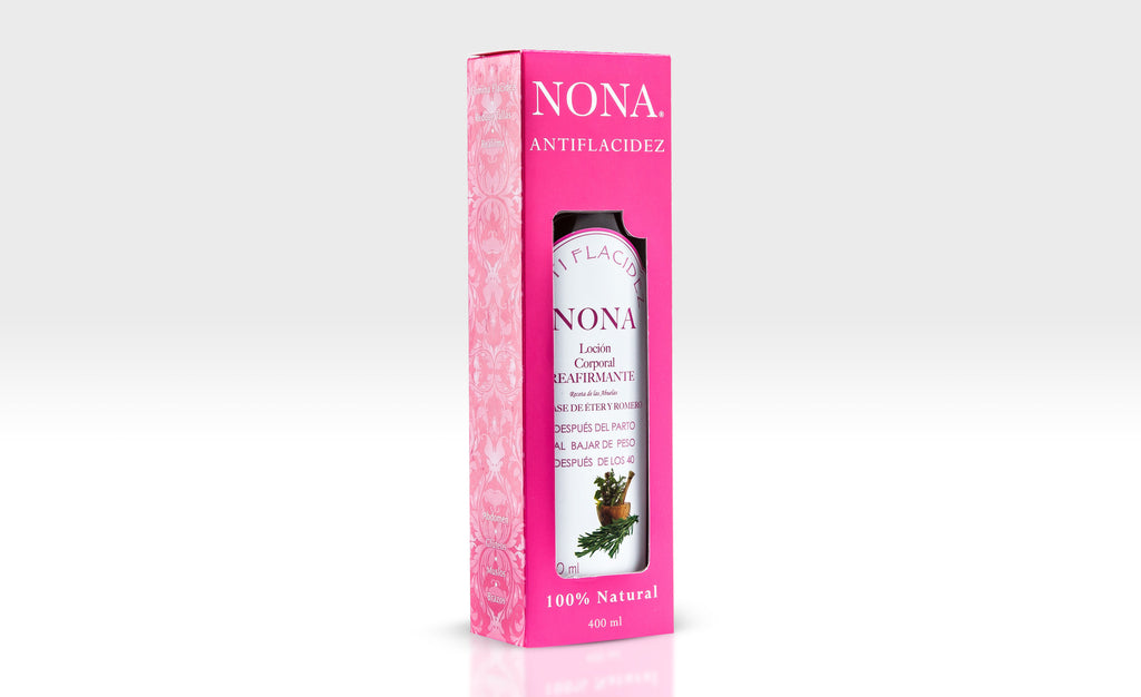 NONA Loción Anti-flacidez 400ml. - Tamaño estándar, ideal para ver resultados.